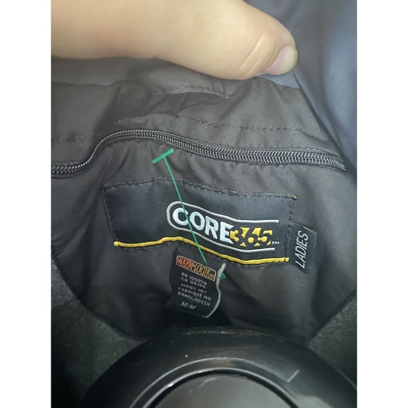 NWT Womens Core 365 Jacket Warm Lined Zip Hood Wind Breaker Reflective Medium - Picture 8 of 8